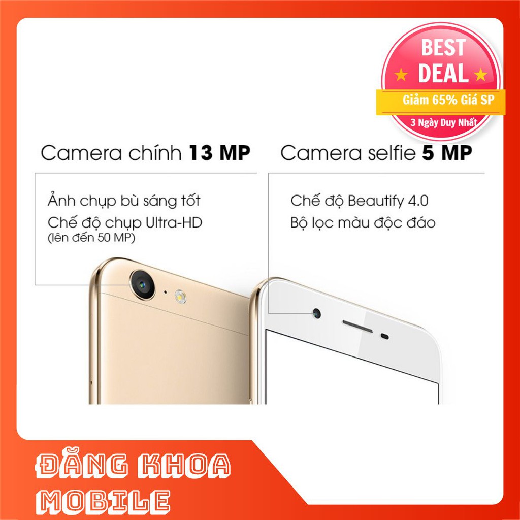 ĐIỆN THOẠI OPPO A39 FULLBOX BẢO HÀNH 12 THÁNG [TAS09]