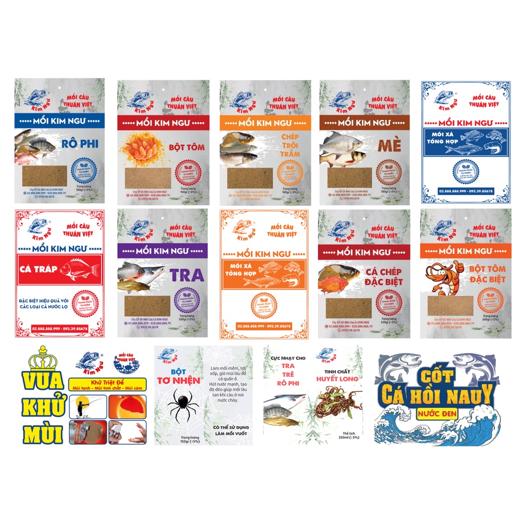 Mồi cá chép Kim Ngư