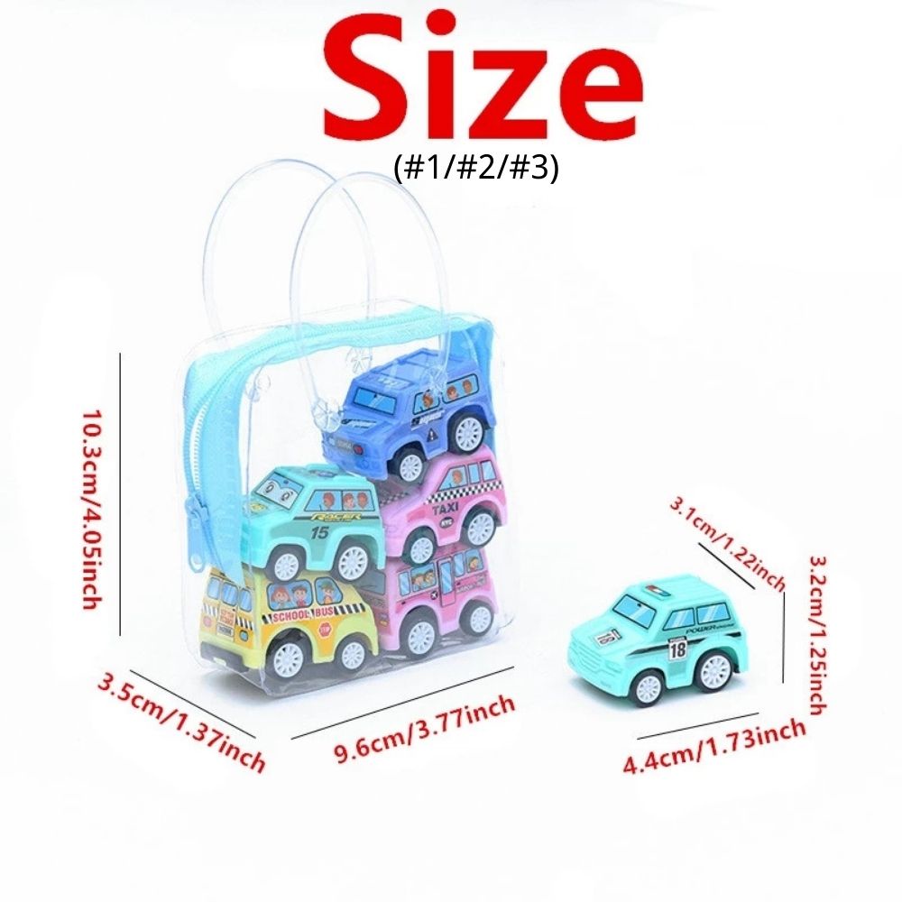 Set 6 đồ chơi mô hình xe hơi mini độc đáo dành cho bé