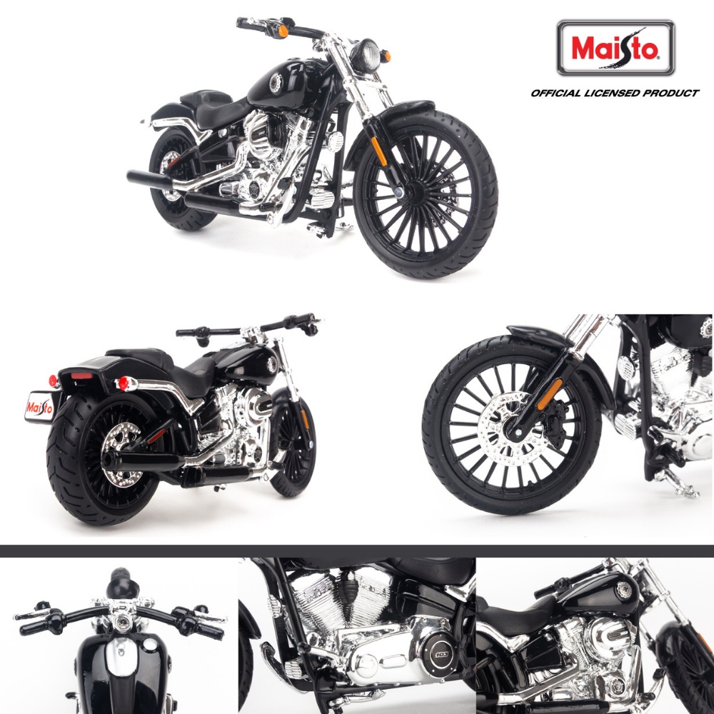 Mô hình xe moto Harley-Davidson Iron 883, Forty-Eight, Night Rod 1:18 Maisto