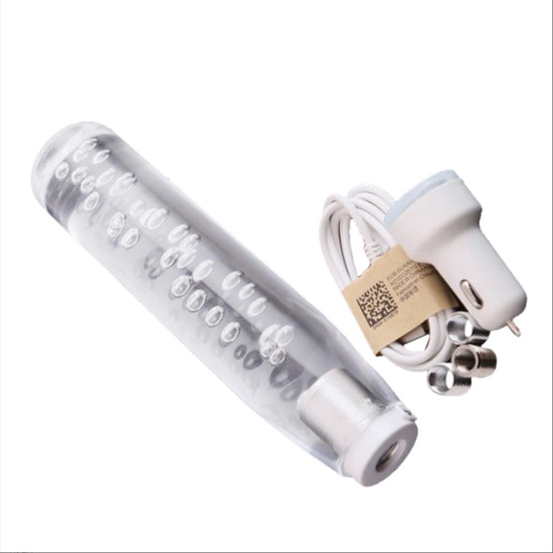 Núm cần gạt số xe hơi 10/ 15/ 20/ 25/ 30cm có đèn led nhiều màu sắc độc đáo