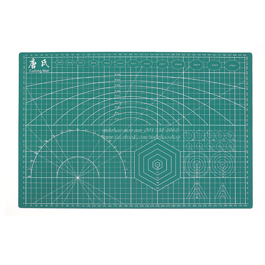 Tấm lót cắt / cutting mat khổ A3