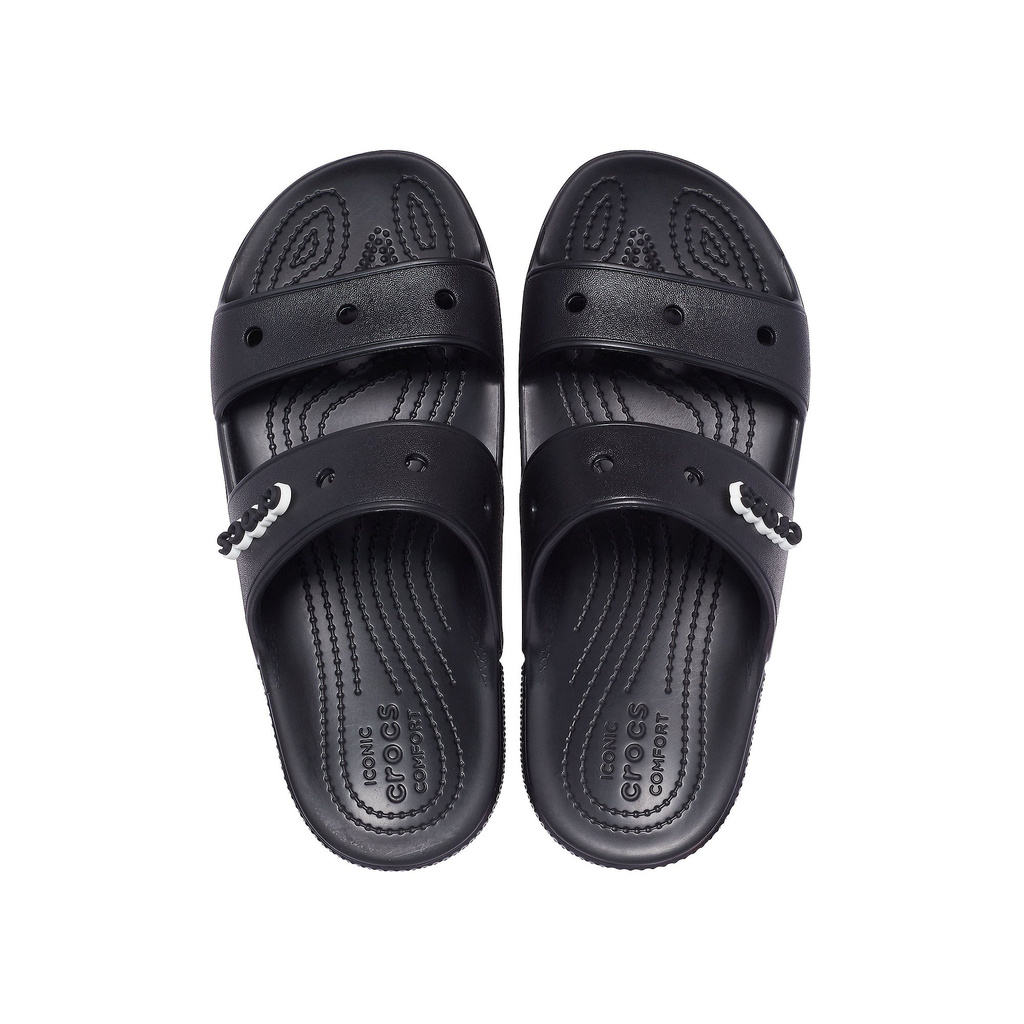 Dép sandal quai ngang unisex CROCS Classic 206761-001