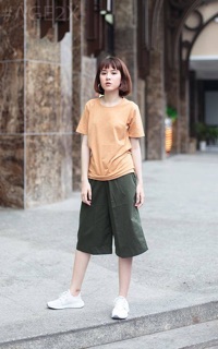 Quần Culottes kaki Age 2X