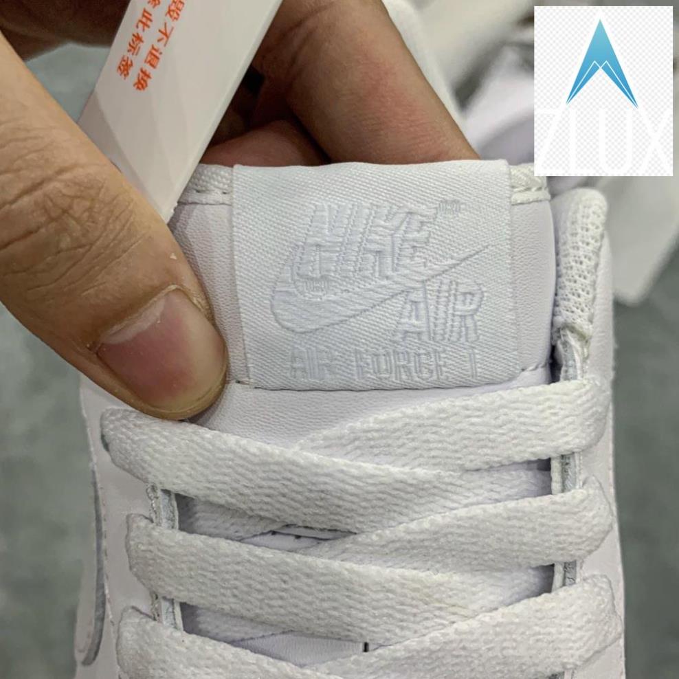 🎃 Giày_Nike AF1 Trắng Air Force 1 all white Hàng Đẹp Full Box Bill 💝 🎃