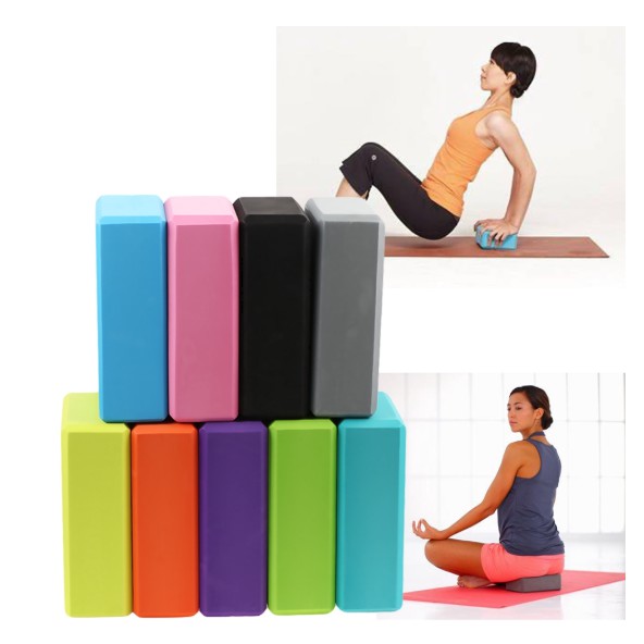 Gạch tập yoga 200g cục gạch block yoga in Hoa Mandala dùng trên thảm tập yoga tạo hiệu quả cao tại nhà và phòng tập