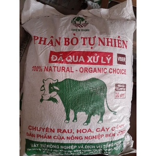 Phân bò khô đã qua xử lý