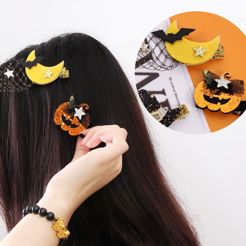 Kẹp Tóc Hình Đôi Cánh Và Đầu Lâu Phong Cách Gothic