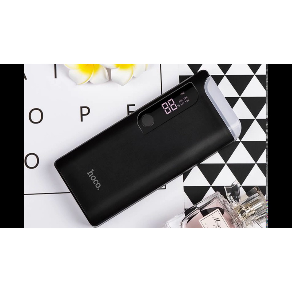 SẠC DỰ PHÒNG ip ANROID HOCO B27 TÍCH HỢP ĐÈN CHIẾU SÁNG