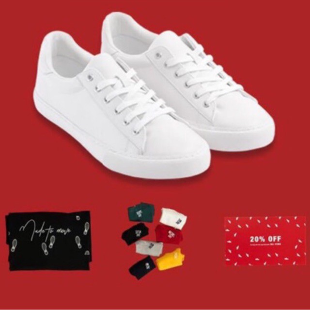 Combo MIDAZ: 01 đôi giày MIDAZ + 01 áo thun + 07 đôi vớ + Voucher Sale off 20%