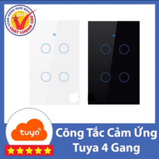 Công tắc cảm ứng Ừii1.2 3. 4 nút. Tuya smart