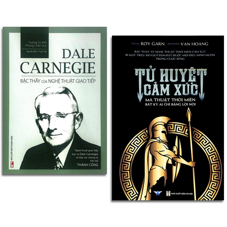 Sách - Tử Huyệt Cảm Xúc + Dale Carnegie - Bậc thầy của nghệ thuật giao tiếp (Bìa mềm) (Bộ 2 Quyển)