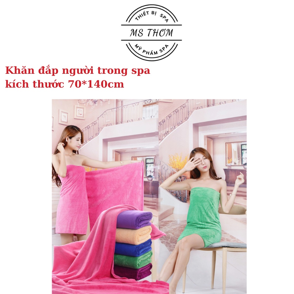 Khăn đắp, khăn quấn body spa 70*140