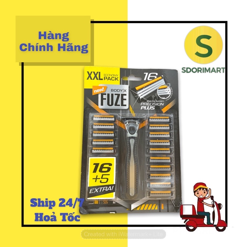Dao cạo râu Fuze Đức 21 lưỡi Razors thay thế