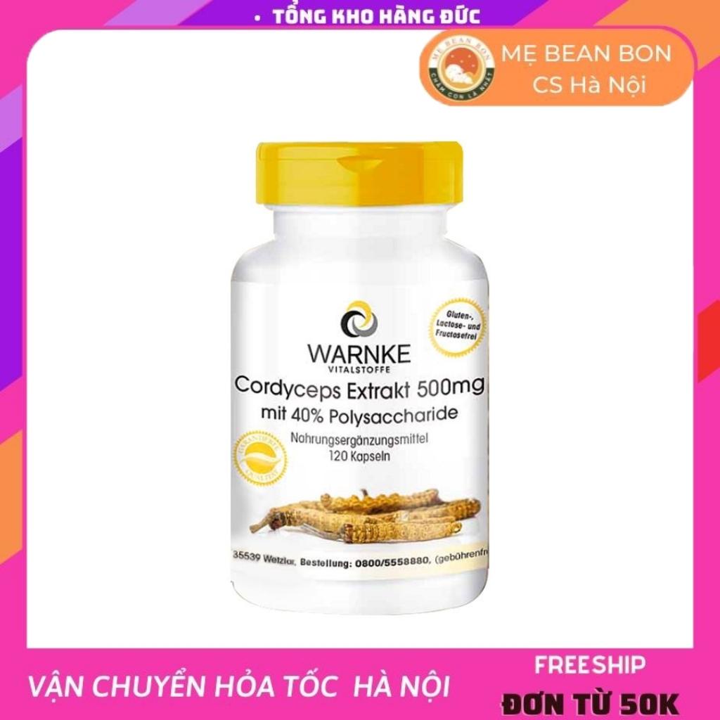Đông trùng hạ thảo Warnke Đức 120 viên  tăng miễn dịch cho cơ thể, bồi bổ sức khỏe