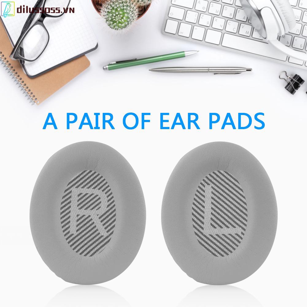 2 Đệm Tai Nghe Bằng Da Thay Thế Cho Tai Nghe Bose Quietcomfort