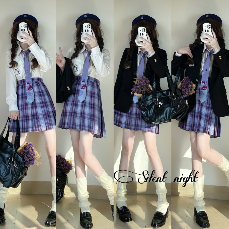 Castle Night - Chân váy đồng phục Seifuku/JK