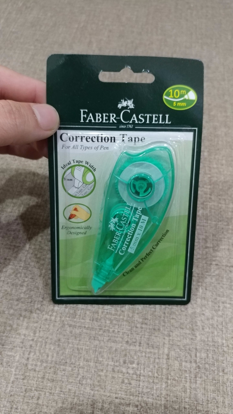 Bút Xóa Dạng Tape Gn 510 - Faber-Castell 169400 - Màu Xanh - Faber-Castell