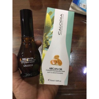 Tinh dầu calodia argan oil dưỡng bóng tóc 55ml