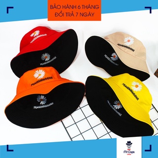 Mũ bucket 2 mặt hoa cúc peaceminusone / nón tai bèo / mu tai beo hai mat / vành / non vanh / xo / xô