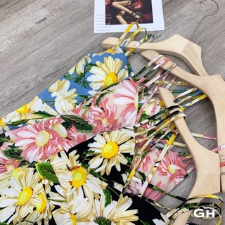 Váy maxi cổ V siêu hót