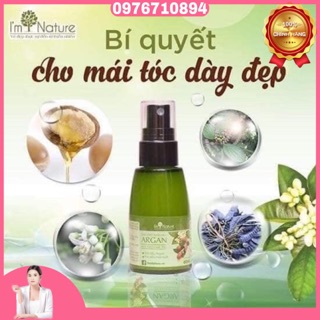 (HÀNG CHÍNH HÃNG) TINH CHÂT MỌC TÓC THẢO MỘC ARGAN I’M NATURE