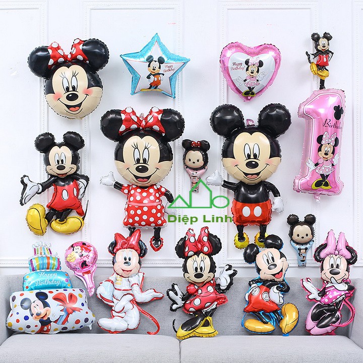 Bóng chuột Mickey size lớn trang trí sinh Nhật sự kiện Diệp Linh