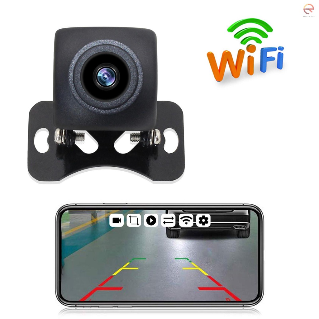 Camera HD WiFi không dây có tầm nhìn ban đêm chống nước IP67 màn hình LCD cho xe hơi