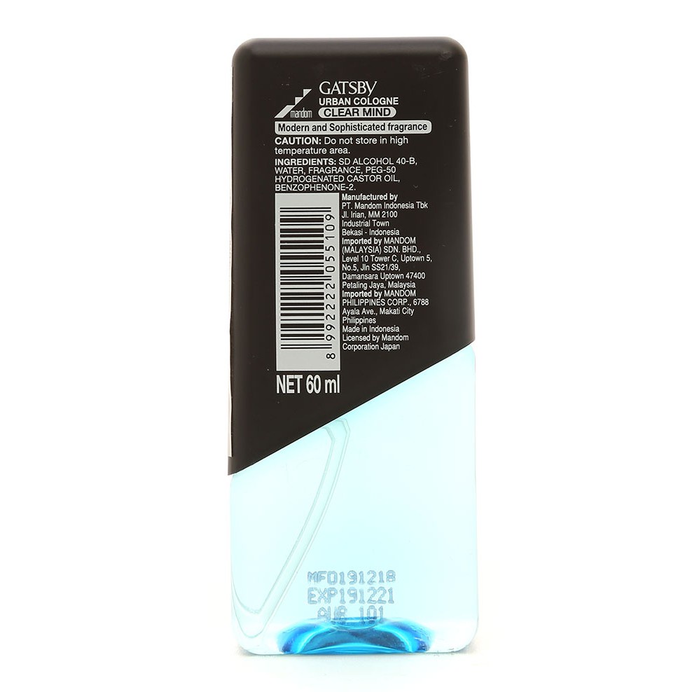 Nước Hoa Nam Gatsby Clear Mind