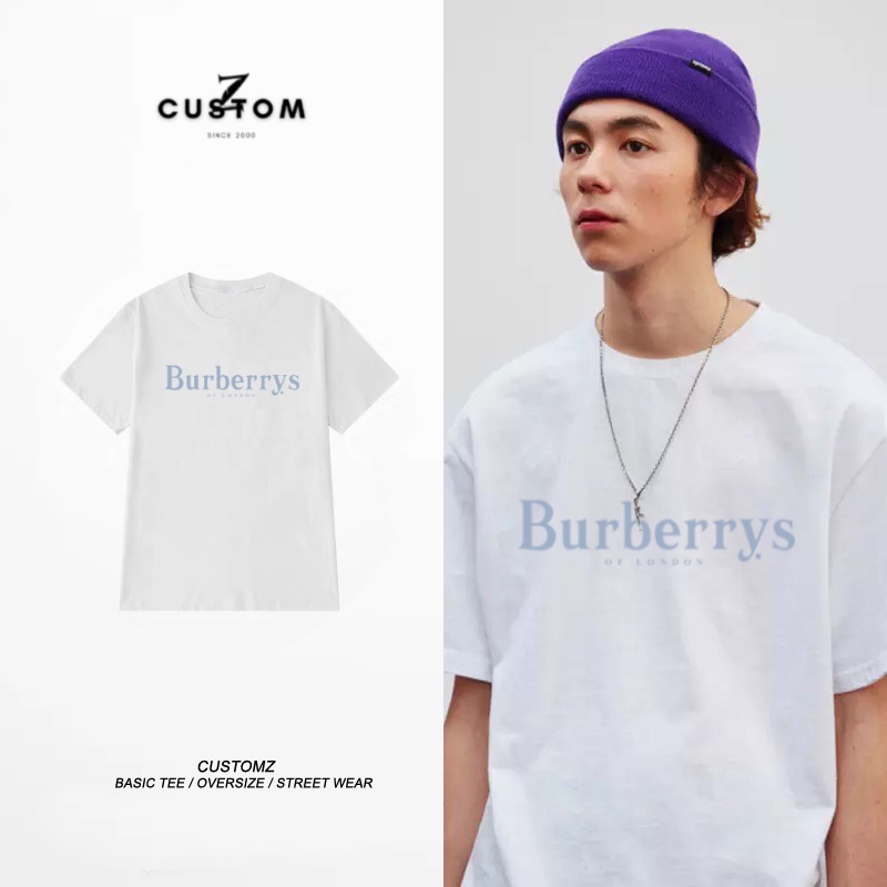 Áo Thun Burberry Form Rộng Tay Lỡ Chất Liệu Cotton Cao Cấp Thoáng Mát - MSA44