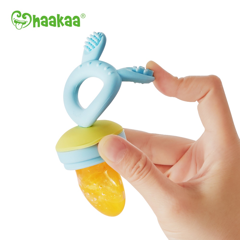 Túi nhai ăn dặm, chống hóc Silicone HaaKaa, Siêu mềm mại