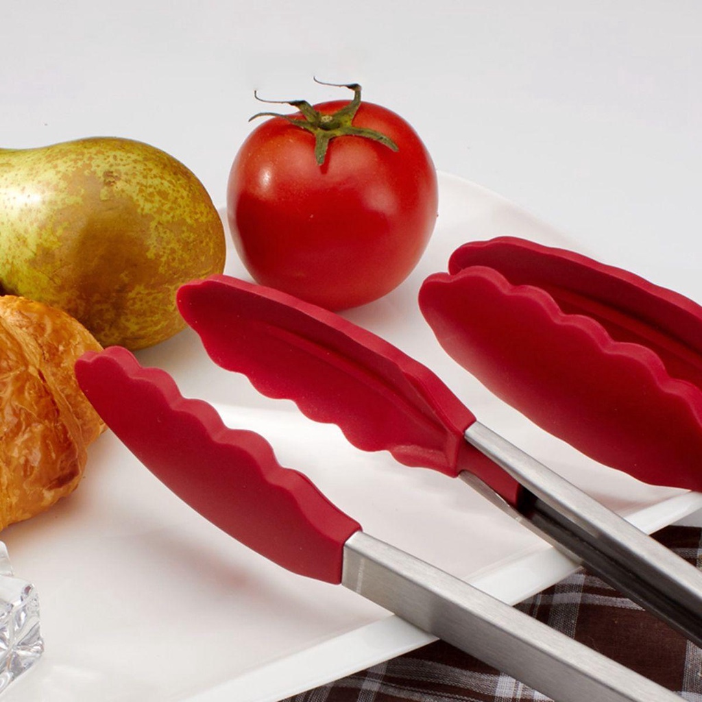 [COD] Kẹp Gắp Thức Ăn Chịu Nhiệt Bằng Thép Không Gỉ 9 / 12 inch