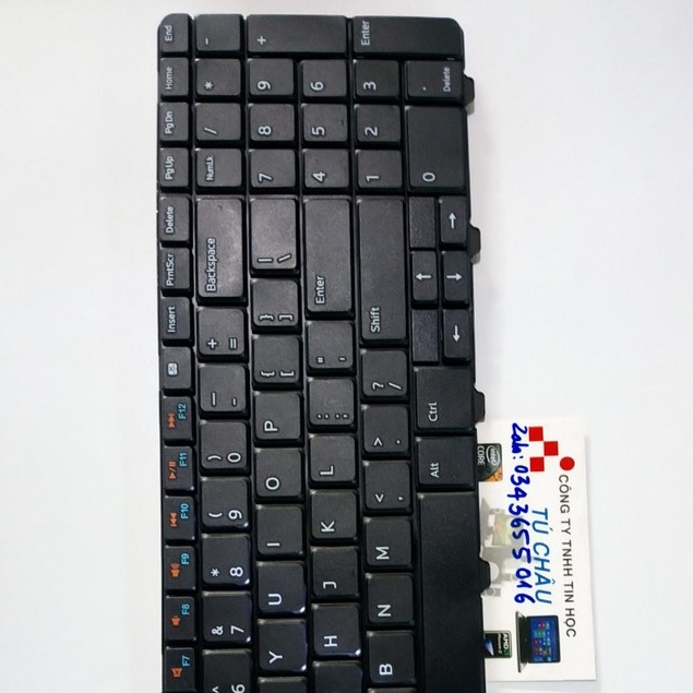 Bàn phím Laptop DELL 15R N5010, 1564, 1464 (Phím số rời - Có 2 ốc - Dể gắn - Cáp bẹ lớn công)