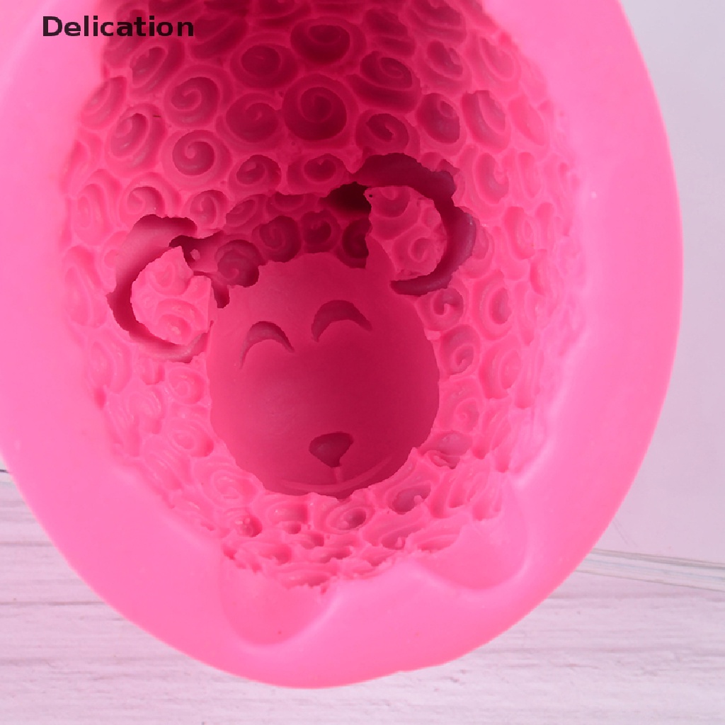 Khuôn Silicon Làm Bánh Hình Cừu 3D Dễ Thương