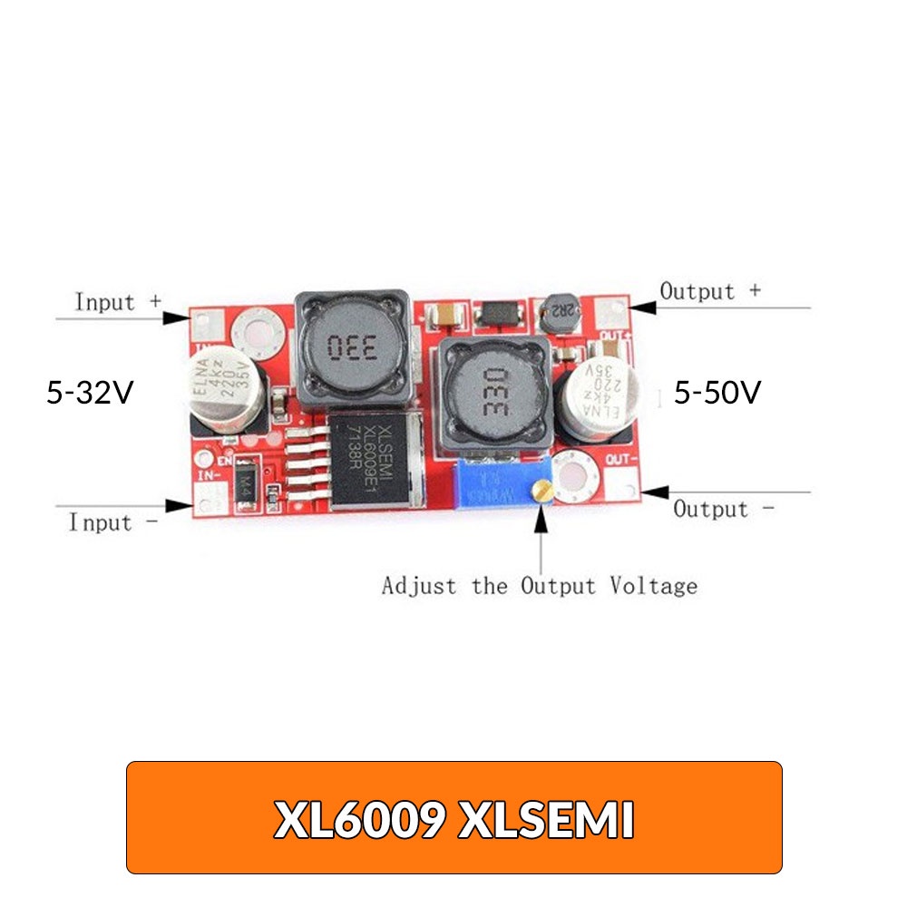 Mạch tăng áp Boost áp HT016 | 2577 | XL6009 | XL6009 XLSEMI |  XL6019