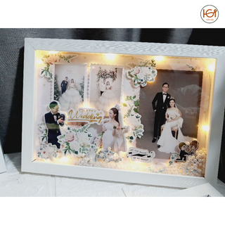 {QUÀ TẶNG ĐÁM CƯỚI}{Khung để bàn cưới} khung cưới trang trí hoàn thiện