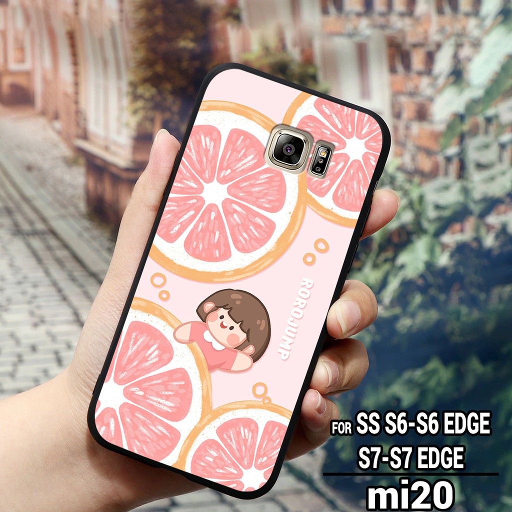 Ốp lưng SAMSUNG GALAXY Note 4 - Note 5 - S6 - S6 EDGE - S7 - S7 EDGE in hình hoa quả xinh xinh