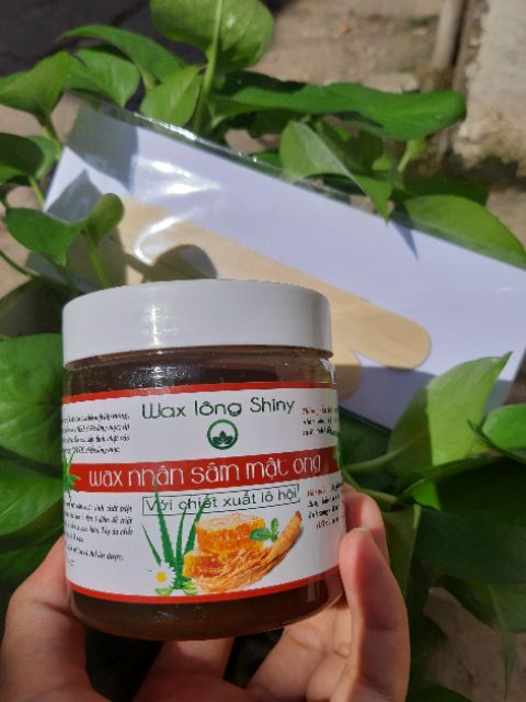 Sáp wax lông lạnh mật ong nhân sâm lô hội SHINY handmade , wax lông tay , lông chân, lông nách... | BigBuy360 - bigbuy360.vn