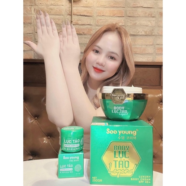 Kem dưỡng trắng da Body Lục Tảo Soo Young