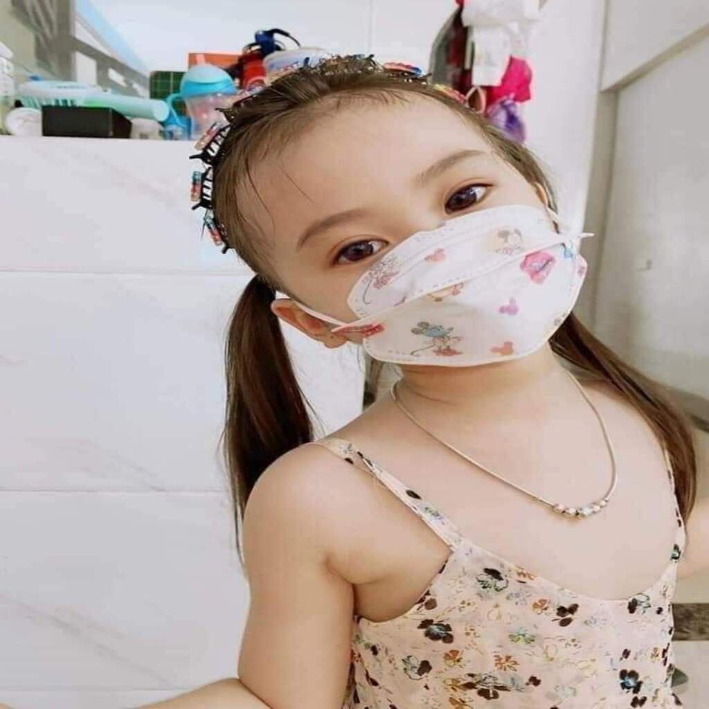 Khẩu trang trẻ em, Khẩu trang cho bé 4D KF94 , nhiều hình tái sử dụng được-Kangminkids