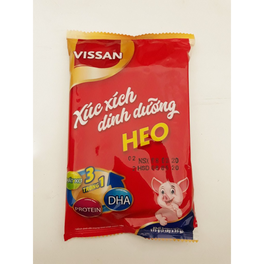 Xúc Xích Vissan Heo - Bò Gói 105g - 175g