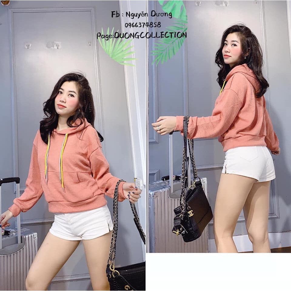 Áo nỉ mũ 023 dây 2 MÀU xỏ túi (kèm ảnh thật,video) | BigBuy360 - bigbuy360.vn