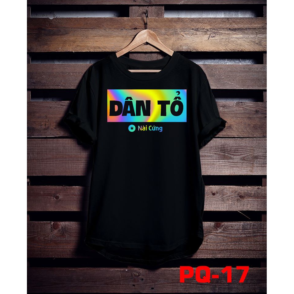 Áo phông phản quang bảy màu Dân tổ, form rộng tay lỡ chất Cotton freesize cho nam và nữ MODY