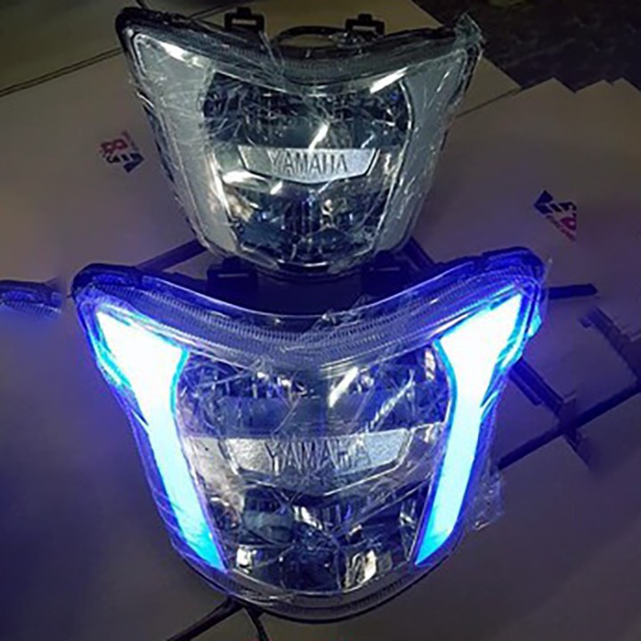 Đèn pha 2 tầng exciter 150 audi V8