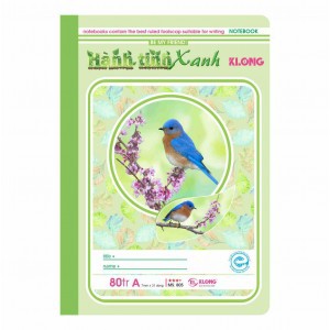 Vở kẻ ngang KLONG 80tr Hành tinh xanh; MS: 805