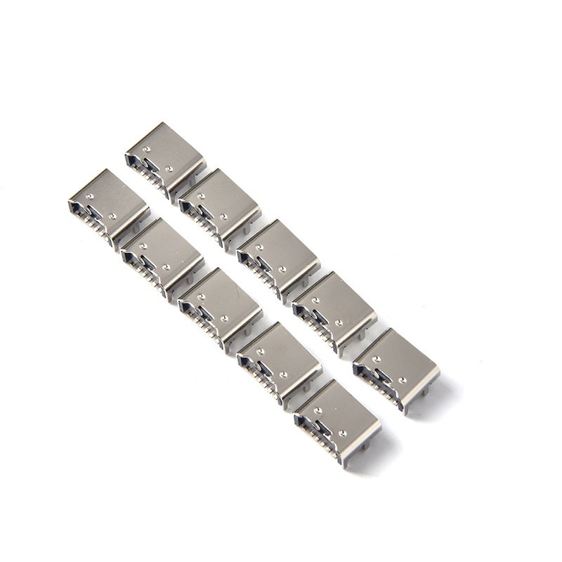 Set 10 Ổ Cắm Usb 3.1 Type C 6Pin PCB Chất Lượng Cao