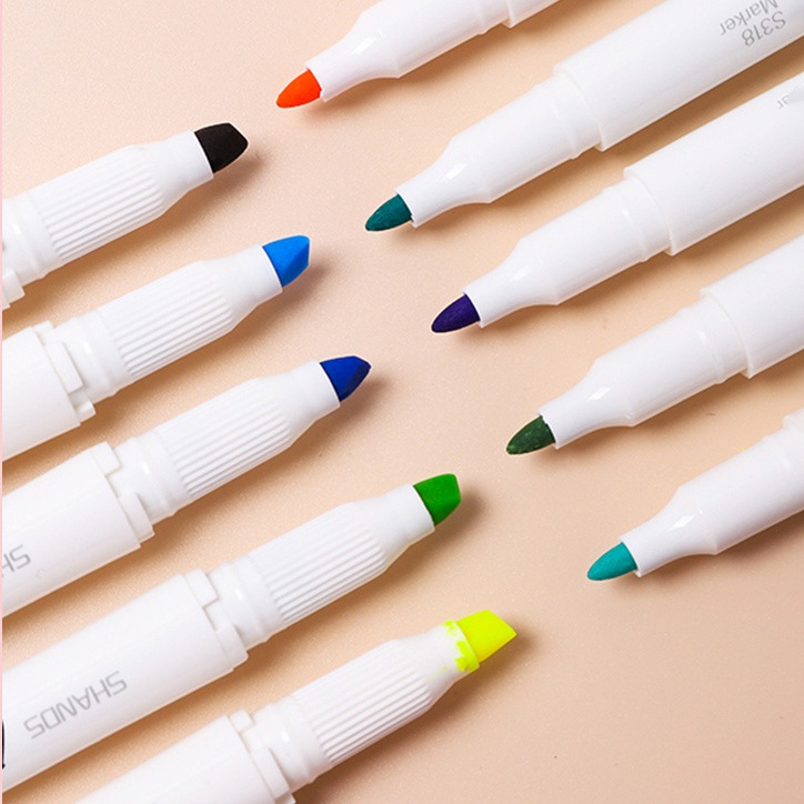 Bút Đánh Dấu Hai Đầu Mềm Mại Với 25 Màu Tùy Chọn