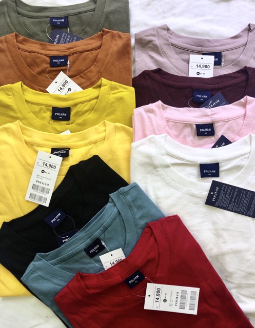 Áo thun POLHAM trơn xuất dư 🌈