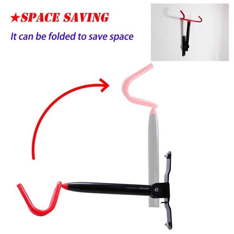 Giá treo xe đạp lên tường ngang 2 móc ,giá treo xe đạp lên tường 4 lỗ siêu chắc chắn