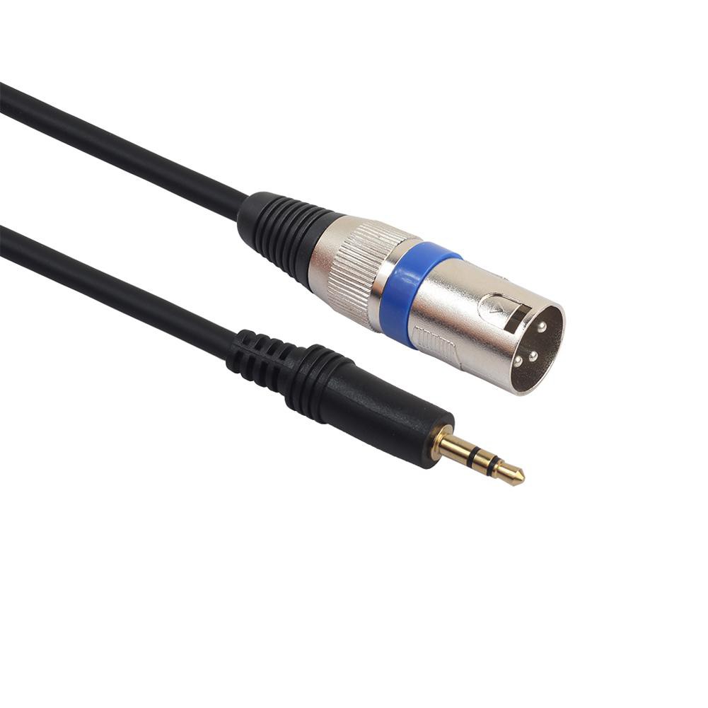 Dây cáp micro âm thanh 3m/9.84ft chuyển đổi từ giắc 3.5mm sang 3 Pin XLR tiện dụng